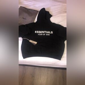 Fear of God Essentials Black Hoodie